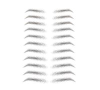 siduytin Adhesivo 3D para cejas resistente al desgaste, práctico adhesivo estéreo de un , adhesivos decorativos para cejas postizas de varias formas , E12 y negro