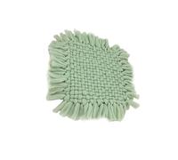 siduytin Atrezos para fotografía de bebés Manta de Ganchillo Relleno Cuadrado niño niña Relleno Foto cojín 4545 algodón recién Nacido bebé, Frijol Verde, 45 * 45cm