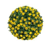 siduytin Bola Verde para balcón, 20 cm, Plantas Artificiales Decorativas para Exterior, Bola de Flores de PE, fácil Instalar y cuidar, topiarios Artificiales, decoración Techo, árbol, Estilo F