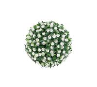 siduytin Bola Verde para balcón, 20 cm, Plantas Artificiales Decorativas para Exterior, Bola de Flores de PE, fácil Instalar y cuidar, topiarios Artificiales, decoración Techo, árbol, Estilo C