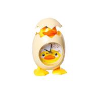siduytin Bonito Reloj Despertador de Pollito con cáscara de Huevo, Relojes de mesita de Noche Que no Hacen tictac, Mini Adornos de Reloj para niños, Dormitorio, Sala de Estar, Amarillo