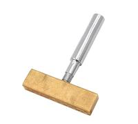 siduytin Cabezal de punta en forma de T para soldador, pieza repuesto, herramienta prensado en caliente para reparar cables blandos con tira, Sin tira, Punta 5.3x3.5cm