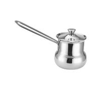 siduytin Cafetera turca, cafetera árabe para mantequilla, ideal para el hogar, restaurantes y exteriores (720 ml), Plata, 540 ml