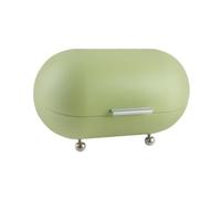 siduytin Caja de pan de metal, encimera, pastelería, almacenamiento cocina para el hogar, encimera, donuts, Para blanco , verde