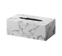siduytin Caja de pañuelos de cuero sintético con tapa para papel, dispensador y estuche almacenamiento para el hogar y la oficina.