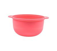 siduytin Calentador de cera Licone, contenedor para derretir cera, duradero, reutilizable, evita desperdicios, amarillo, Rosa, 14x7 cm