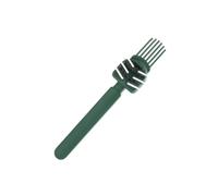 siduytin Cepillo de peluquería para salón, peine para eliminar el polvo, grasa antideslizante, herramientas de limpieza de plástico PP, cepillos, accesorios, Verde