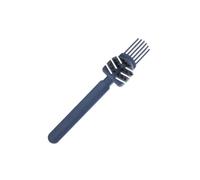 siduytin Cepillo de peluquería para salón, peine para eliminar el polvo, grasa antideslizante, herramientas de limpieza de plástico PP, cepillos, accesorios, Naranja