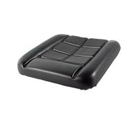 siduytin Cojín de repuesto de cuero sintético para asiento tractor, cómodo, fácil limpiar, duradero, universal, para montacargas vehículos, fabricado con superficies polietileno, Negro, 45 x 41 cm