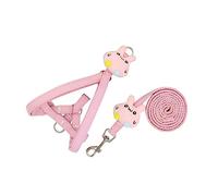 siduytin Correas Arnés Perro Ajustable Animal Cuerda Lleva Lindo Interesante Pecho Correa Correa Conjunto Corgi Teddy Reutilizable Mascota, Rosa, S