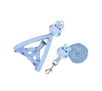 siduytin Correas Arnés Perro Ajustable Animal Cuerda Lleva Lindo Interesante Pecho Correa Correa Conjunto Corgi Teddy Reutilizable Mascota, Azul, S