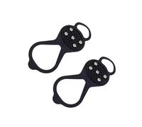 siduytin Cubierta de agarre con tracción de fricción para caminar sobre hielo y nieve. Tacos ligeros y ecológicos. Excelentes para montañismo. Calzado con suela crampón antideslizante. Tacos, clavos y