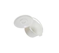 siduytin Cubo de inodoro higiénico con tapa. Cubo de inodoro completo. Cómodo para personas mayores y personas con discapacidad. Fácil limpiar. El con asa es fácil limpiar.