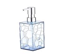 siduytin Dispensador de champú multiusos con bomba, botella limpiadora de pestañas, dispensador jabón, verde, Azul, 6.7 x 6.7 x 16 cm