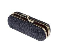 siduytin Estuche Organizador de Maquillaje y Joyas con Espejo: Organiza Tus labiales y Joyas con Estilo. Incluye Estuche para labiales, Brillo Labial y Otros Accesorios, Negro Azul