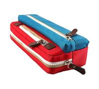 siduytin Estuche para lápices Kawaii de Gran Capacidad, Seguro, fácil organización, Bolsa Bonita de poliéster, sin Hilo Suelto, fácil de clasificar, artesanía Exquisita, Rojo + Azul