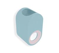 siduytin Exprimidor automático de de dientes, estante adhesivo de moda montado en la pared, dispensador de de dientes lavable, accesorios a prueba de polvo, cielo azul