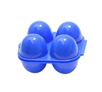 siduytin Huevera con tapa, bandeja reutilizable y duradera, portátil, 4 rejillas, ideal para cocina al aire libre, viajes, senderismo, picnic, cocina, barbacoa, accesorios.