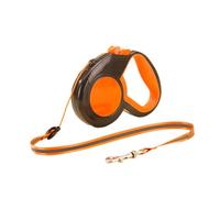 siduytin la Libertad de la Correa retráctil automática para Perros con Correa de Nailon Reflectante Correa retráctil para Perros ergonómica, Naranja 5cm