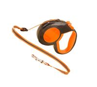siduytin la Libertad de la Correa retráctil automática para Perros con Correa de Nailon Reflectante Correa retráctil para Perros ergonómica, Naranja 8cm