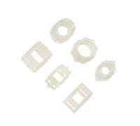 siduytin Marco de fotos decorativo retro sin terminar, fácil de vaciar, elegante, para diario, accesorios, marco fotos decorativo, estilo vintage, hueco, para el hogar. Manualidades, suministros arte,