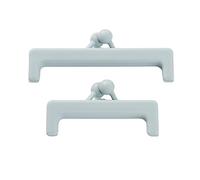 siduytin Paquete de 2 Clips de Sellado para Bolsas, Lavable, para Cocina, Aperitivos, Verduras, Frutas, Pan, harina, Galletas, Accesorios de Abrazadera de Almacenamiento, Azul