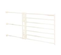 siduytin Puerta de seguridad escalable para cachorros, puerta de escalera, aislamiento para bebés y mascotas (blanca), Altura 24cm
