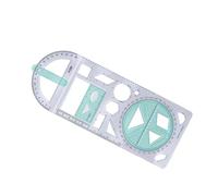 siduytin Regla multifuncional: herramienta muy eficaz para diseñar plantillas de dibujo que garantizan medidas adecuadas. Enseñanza de matemáticas, construcción, encofrados, plantillas, Estilo B