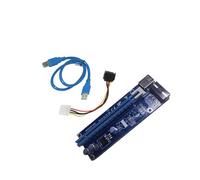 siduytin Tarjeta de expansión USB 0 de alto rendimiento y eficiencia. Extensor USB Riser sin necesidad controlador. Adaptador 3.0 1x a 16x. Tarjeta expansión 3..