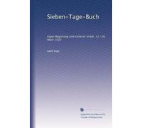 Sieben-Tage-Buch: Kapp-Regierung und General-streik, 12.-18. März 1920