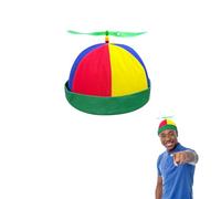 SIEBOLD Gorra Helice,Sombrero de Hélice,interesante Party Sombrero,para adultos Suministros de fiesta de disfraces de cosplay Favores Halloween（Tamaño ajustable）