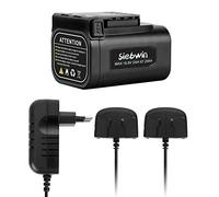 Siebwin Batería y adaptador de 16,8 V, 2 Ah, para tijeras de podar eléctricas 8608A