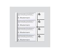 Siedle 2544212 - Módulo de Teclas (4 Botones, 1 con Sistema N, TM 612-4 W), Color Blanco