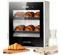 SIEEOUR Acero Inoxidable 40l Aparato De Proofing De Masa, Armario Commercial De Fermentación De Pan Con Control De Temperatura Y Humedad Ajustables, Caja De Proofing Eléctrica Para Panadería