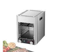 SIEEOUR Asador De Carne Para Interior, Parrilla Eléctrica Sin Humo Con Temporizador Automático, Asador Eléctrico De Sobremesa, Temperatura Máxima De 800 ℃, Para Carnívoros