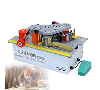 SIEEOUR Canteadora Portátil Para Trabajo De Madera, Máquina Canteadora Con Corte De Cinta Automático, Encolado Doble Cara Para Madera Y Pvc,Para Cantos Rectos Y Curvos 10-40mm