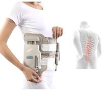 SIEEOUR Lumbar Traction Device, Spinal Decompression Belt with 450N Max Traction, Bilateral Unilateral Correction, Visible Pressure Adjustment, Home Back Stretcher for Herniated Disc Sciatica Relief