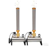 SIEEOUR Máquina De Confeti Profesional 150w, 2 Piezas Lanzador Con Control Remoto Inalámbrico Y Cable De Alimentación, Para Lentejuelas Y Papel De Colores, Celebraciones Y Decoración