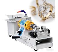 SIEEOUR Máquina De Corte De Piedras Preciosas, Equipo Lapidario 750w, Pulidora De Velocidad Ajustable, Máquina Para Pulir Joyas,800-10000 Rpm,Para Kit De Facetado Bricolaje,Con Sierra De Mesa
