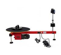 SIEEOUR Máquina Envolvedora Eléctrica De Palets,Herramienta Embalaje Tensión Película Automática,Compatible Con Film Stretch 0-70 Cm, Diámetro Plato Giratorio 40 Cm,Para Embalaje Industrial