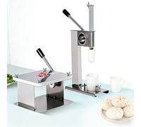 SIEEOUR Máquina Para Buns Rellenos,Máquina Semiautomática Para Baozi,Construcción En Acero Inoxidable,Alta Producción 500 Buns/Hora Para Preparación De Alimentos Doméstica Y Comercial(C-large)