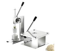 SIEEOUR Máquina Para Hacer Bollos, Fabricante Semiautomático De Baozi, Máquina De Bollos Al V-apor De Acero Inoxidable, Alta Producción 500 Bollos/Hora, Para Hogar Y Uso Comercial(A-small)