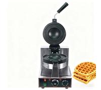 SIEEOUR Máquina Prensa Hamburguesas Acero Inoxidable & Electric Burger Press,Ice Cream Ufo Burger Maker Con Calentamiento Doble Cara,Commercial Ice Cream Sandwich Maker, Para Snack Shop(Single head)