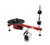 SIEEOUR Mesa Envolvedora Eléctrica De Film Stretch, Máquina Envolvente De Film Stretch, Palet De Acero Inoxidable,Para Película De 70 Cm De Ancho,Para Embalaje Logística,Suministros De Envío