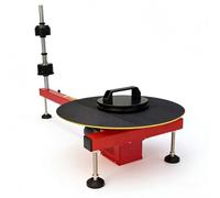 SIEEOUR Prensa Film Eléctrica, Envolvedor De Película Resistente, Mesa Dispensadora De Film Stretch, Mesa Palet Para Retracción Películas 0-70 Cm, 25w, Para Logística,Cajas Cartón Paquete