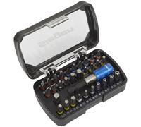 Siegen S01035 Poder Herramienta Juego Llaves 32pc Codificado por Colores S2
