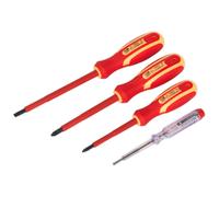 Juego De Destornilladores Eléctricos Sealey 4 Piezas Aprobado VDE S01155
