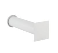 SIEGENIA AEROTUBE DD 110 - Ventilador de pared con entrada y salida pasiva, sistema de ventilación con filtro, aislamiento acústico y discreta