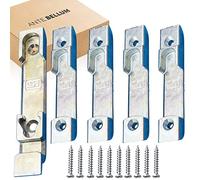 Siegenia Juego de piezas de repuesto para ventanas de madera: piezas de repuesto para ventanas, chapa de cierre basculante 0420 (1 un) chapa de cierre 0420 (4 un) con material de fijación Ante bellum