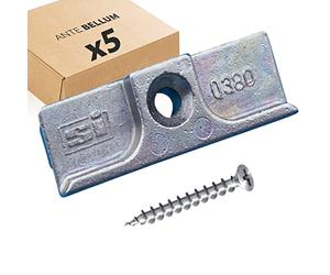 Siegenia TS Tipo 380 - Chapa de cierre (5 unidades, también 0380, también A0380)